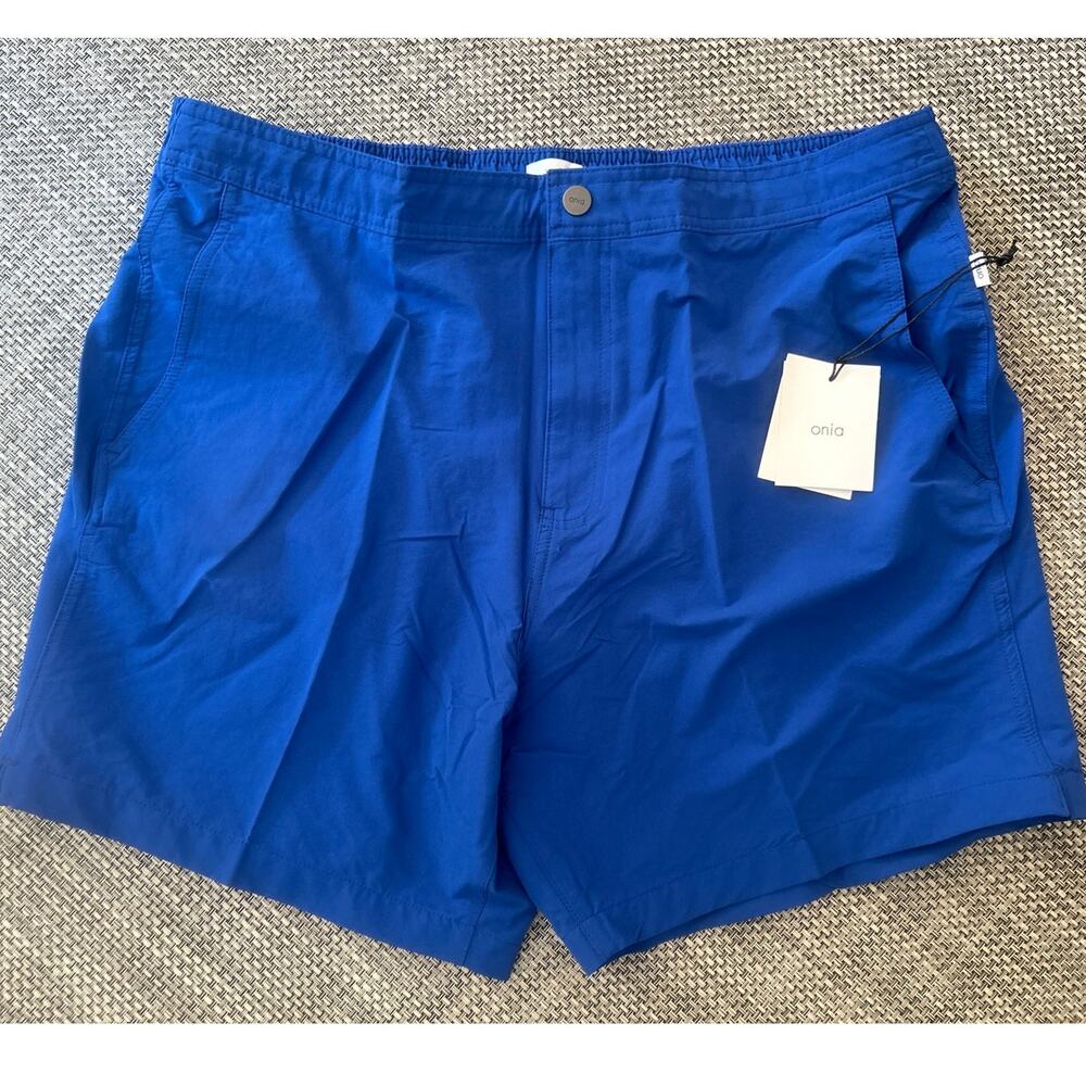 ONIA NWT Calder Waist Swim Shorts Trunks SURF BLUE XXL